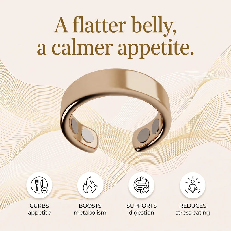 A flatter belly, a calmer appetite — four benefits of the Aurelia ring